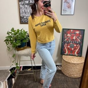 Grayson Threads • 'Joshua Tree' Cropped Sweatshirt • XS